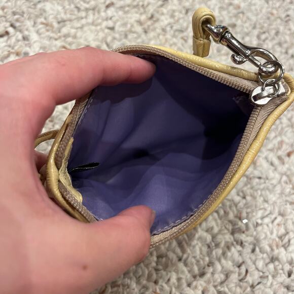 Coach Poppy Wristlet Wallet Beige Logo - Picture 5 of 6